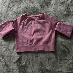 Pink Workout Crop Top